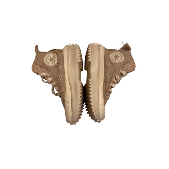 Converse All Star Chuck Taylor Run Star Hike Tan Platform Sz 8 Women Canvas - Picture 4 of 8